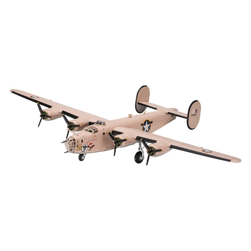 NUOTIE 1/72 Scale B-24 Liberator Bomber Model wongo wongo Painted Metal Die-Cast Aircraft Model Military Display Collection and A Creative Gift for Airplane Model Enthusiasts