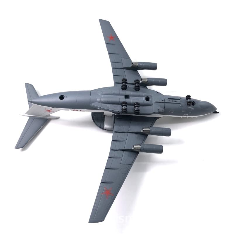 1/200 Soviet A-50 AWACS Diecast Metal Model - "Workhorse" Radar Aircraft with Stand by NUOTIE