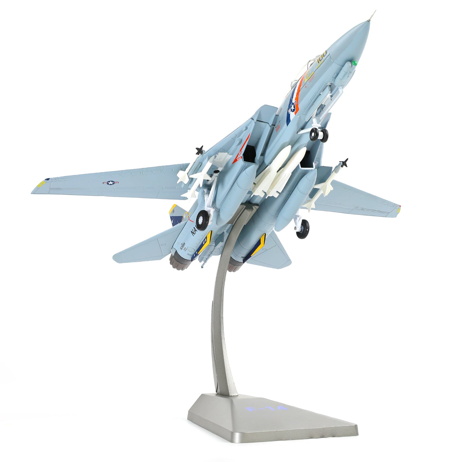 1:72 Diecast Metal F-14A Bounty Hunters Fighter Model - US Navy Tomcat Aircraft