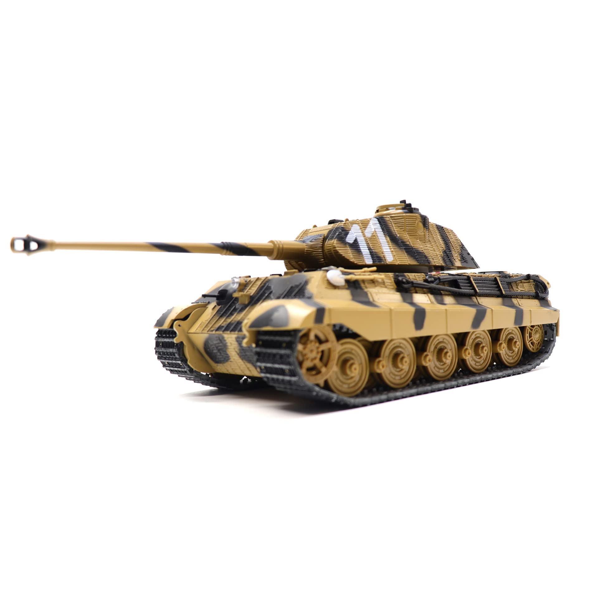 1/32 Die-cast WWII German Tiger II King Tiger Heavy Tank Model KIT, NUOTIE