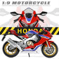 RISOPEN 1:9 Motorcycle Model for Honda CBR 1000RR Metal Die-cast Model