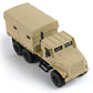 1:64 Diecast USMC MTVR MK23 Medium Tactical Vehicle Military Truck Scale Model, Desert Camouflage,7-Ton Cargo Truck Replica