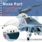 NUOTIE Sukhoi su-27 Flanker 1/100 Diecast Metal Aircraft Model Kit Soviet Union Military Fighter Alloy Pre-Build Replica Airplane Model with Display Stand for Adults Enthusiasts Collections or Gift