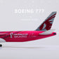 1/150 Boeing 777-300ER A7-BEB Qatar Airways 18.5 inchs Large Model Diecast Airplane Model Kits with Stand for Aviation Enthusiast Gift (World Cup Commemorative Livery)