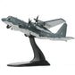 NUOTIE AC-130U Spooky II gunship model in grey, angled view on display stand