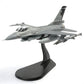 NUOTIE F-16 Fighting Falcon model in black with missiles, side profile view