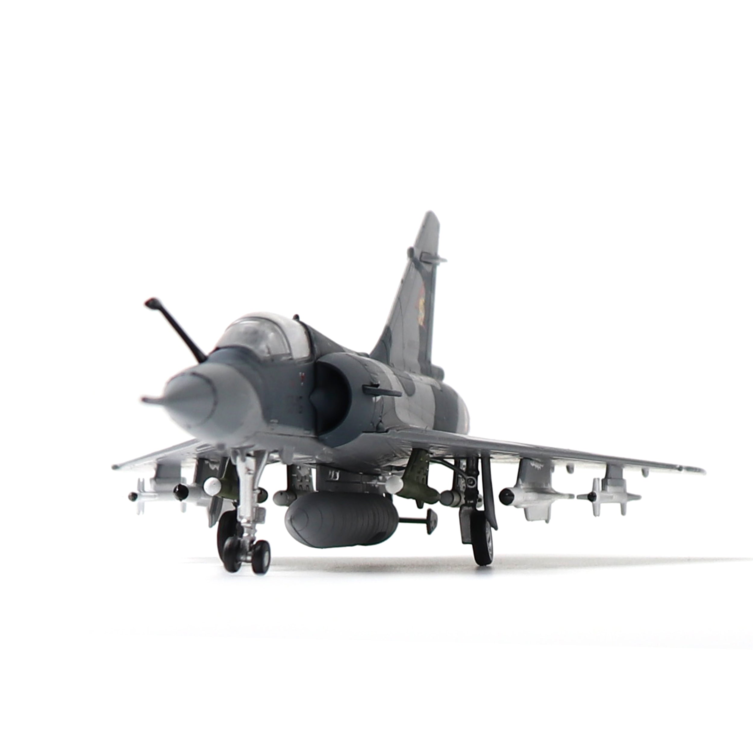 1/100 Scale Dassault Mirage 2000 Diecast Metal Model - French Air Force Fighter Jet with Stand by NUOTIE