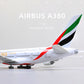 1/160 Airbus A380 Emirates 18 inchs Large Model Diecast Airplane Model Kits with Stand Sky Jumbo Airliner Model Plane Display Collectible Model Kit for Aviation Enthusiast Gift