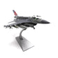 NUOTIE 1/72 Scale F-16D Fighting Falcon Airplane Pre-Build Model Kits Finished Diecast Aircraft Metal Fighter Jet Model Display Collection or Gift (F-16D Singapore)