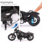 2014 Sportster Iron 883 Motorcycle Toy Compatible for Harley Davidson 1:12 Mini Motorcycle Model diecast Moto for 5-7 inch Doll seat Decoration Moto Toy Gift