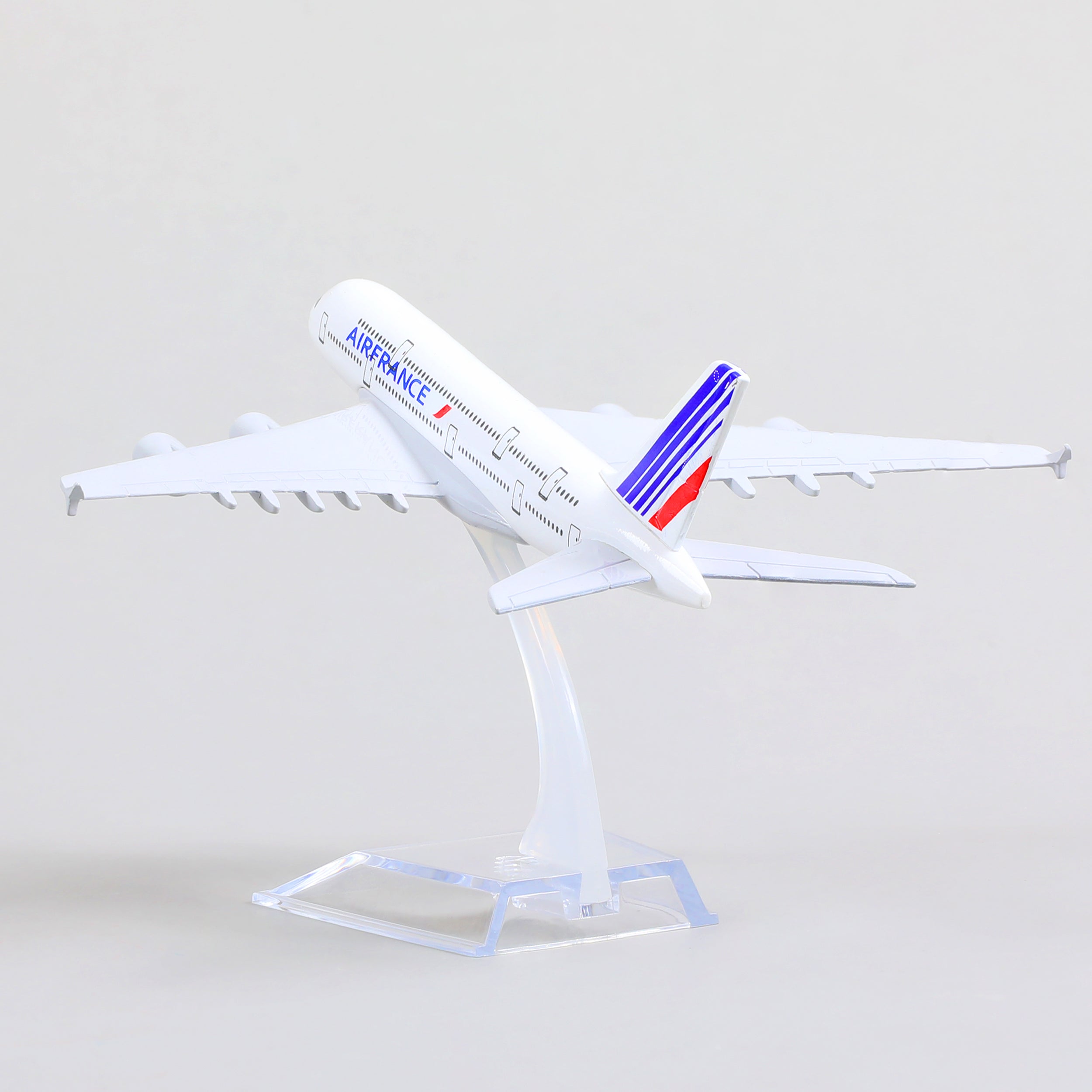 1:400 Airbus A380 Air France Diecast Model | Finished Superjumbo Airliner Static Display with Stand