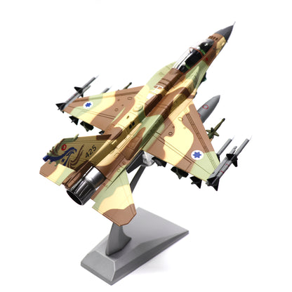 NUOTIE 1/72 Scale F-16I Soufa Multirole Fighter Airplane Pre-Build Model Kits Finished Diecast Aircraft Metal Jet Model Display Collection or Gift (F-16I-Israel)