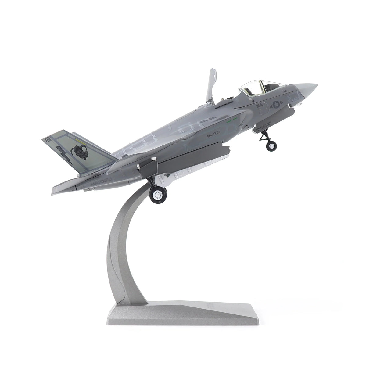 NUOTIE F-35B Lightning II diecast model aircraft in a climbing position
