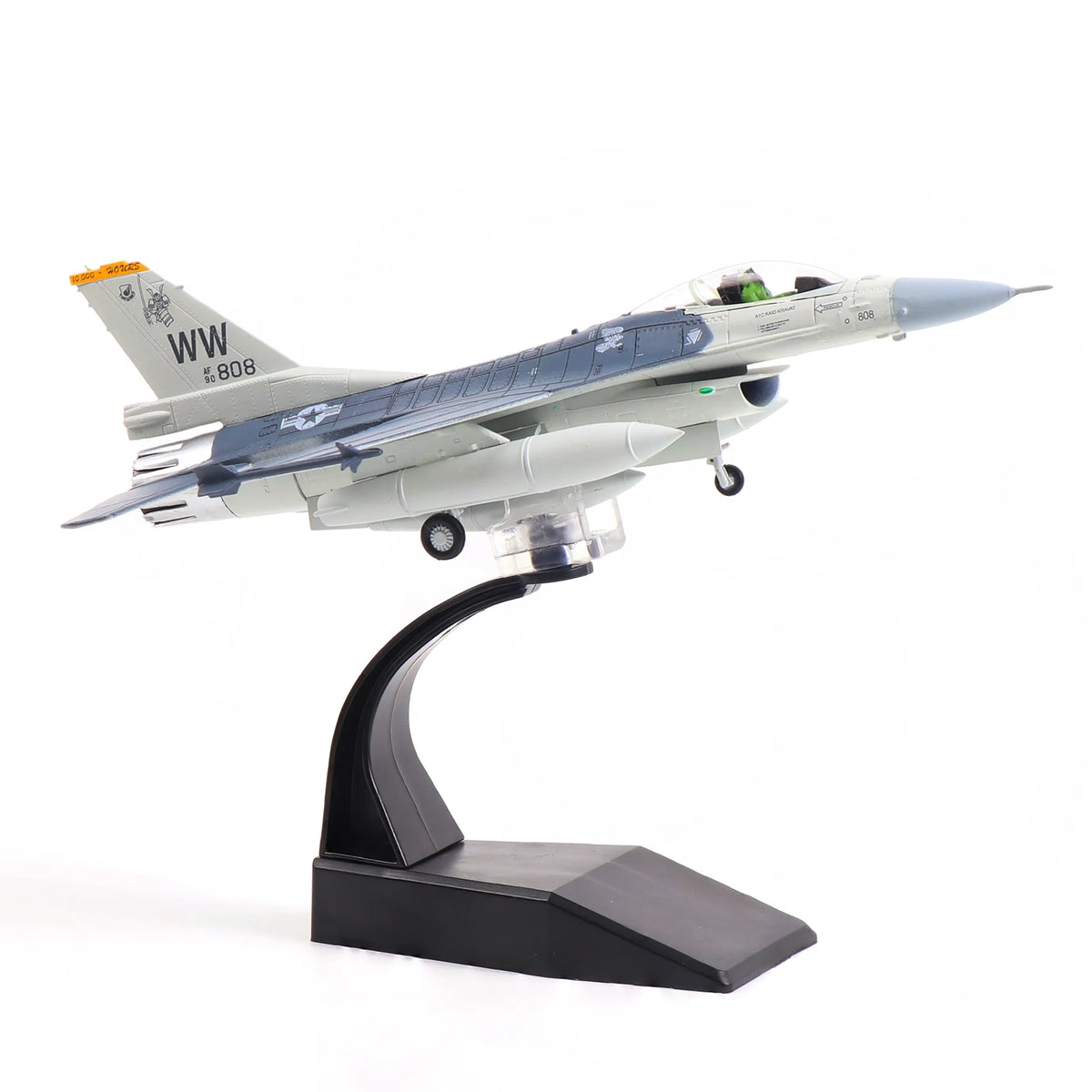 NUOTIE Model F-16C Fighting Falcon diecast metal model aircraft side profile