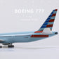 1/150 Boeing 777-300ER AA Airlines 18.5 inchs Large Model Diecast Airplane Model Kits with Stand Airlines Model Display Collectible for Aviation Enthusiast Gift