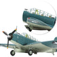 1/72 TBD Devastator U.S. Navy WWII Fighter Aircraft Model Die-cast Metal Aircraft Military Display Aircraft for Display Collection or Gift