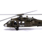 NUOTIE Model Sikorsky UH-60 Black Hawk helicopter with NATO markings, side profile view