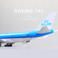 1/160 Boeing 747 17 inches Large Model Diecast KLM Airplane Model Kits with Stand Airlines Model Plane Display Collectible for Aviation Enthusiast Gift