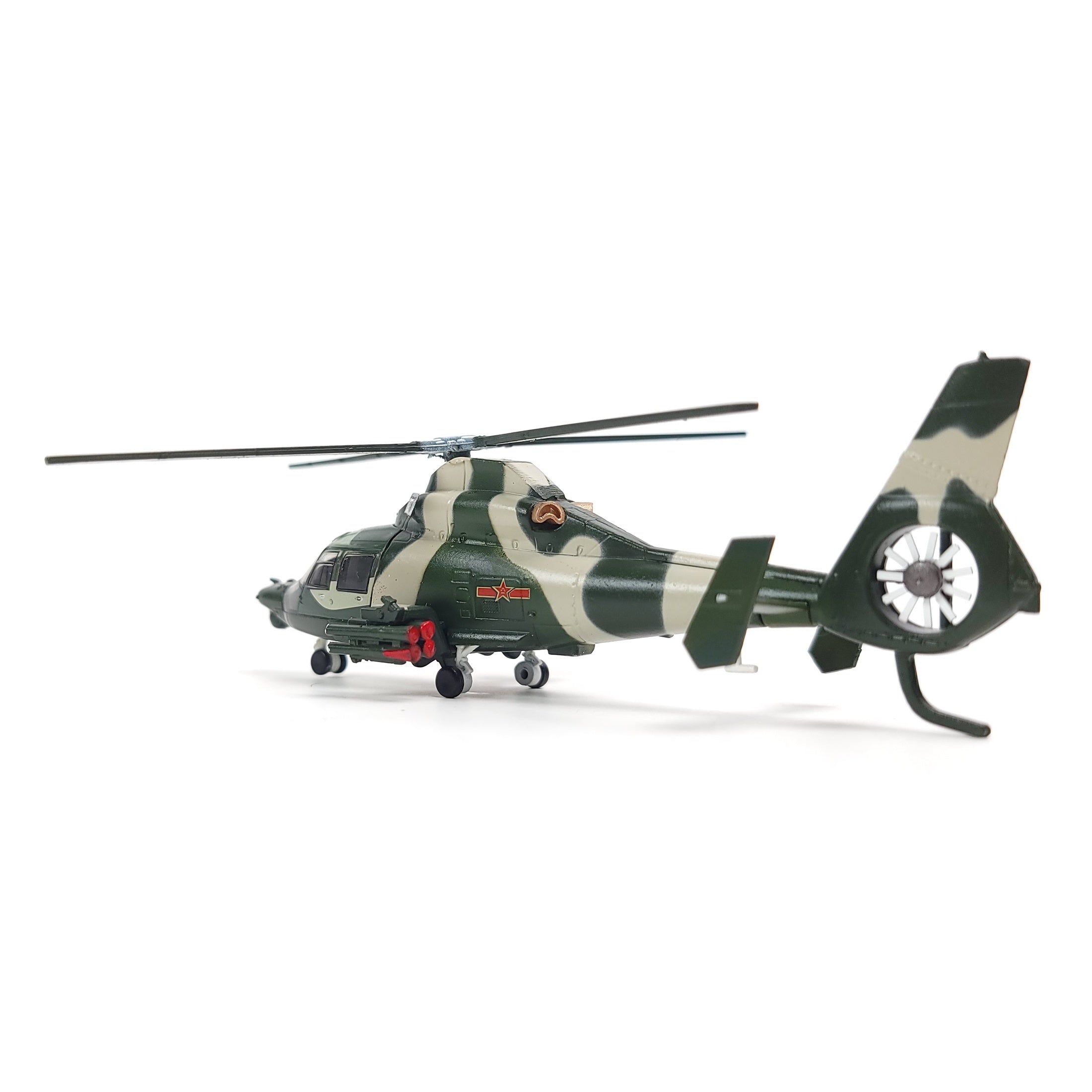 1/100 Scale SA365N/N1 Dolphin Diecast Metal Model - Z9 Armed Helicopter Gunship