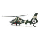 1:100 Dolphin SA365N/N1（Z9）Helicopter Model Kit Gunship Diecast Attack Helicopter Suitable for Collect and Gift