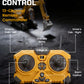 13-Ch RC Excavator with 4 Batteries, Alloy Metal Construction Toy for Boys, Remote Control Vehicle with Water Spray & Sound