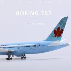 1/130 Boeing 787-8 Air Canada Diecast Airplane Model | Finished Dreamliner Static Display with Stand