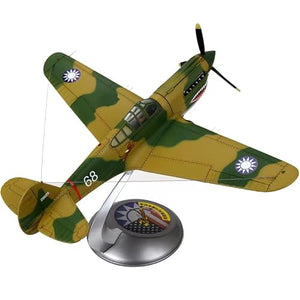 NUOTIE 1/32 P-40 Warhawk Airplane Model American Volunteer Commemorative Edition Flying Tigers Fighter Model Limited Collection Gift