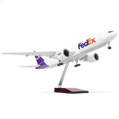 1/150 B777-300ER FedEx Plastic Model Kit with Display Stand | Assembly Airplane Hobby Scale Model