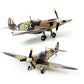 NUOTIE 1/72 Scale Spitfire Fighter Model World War II Legendary Fighter Metal Die-cast Airplane Models for Collections and Gifts