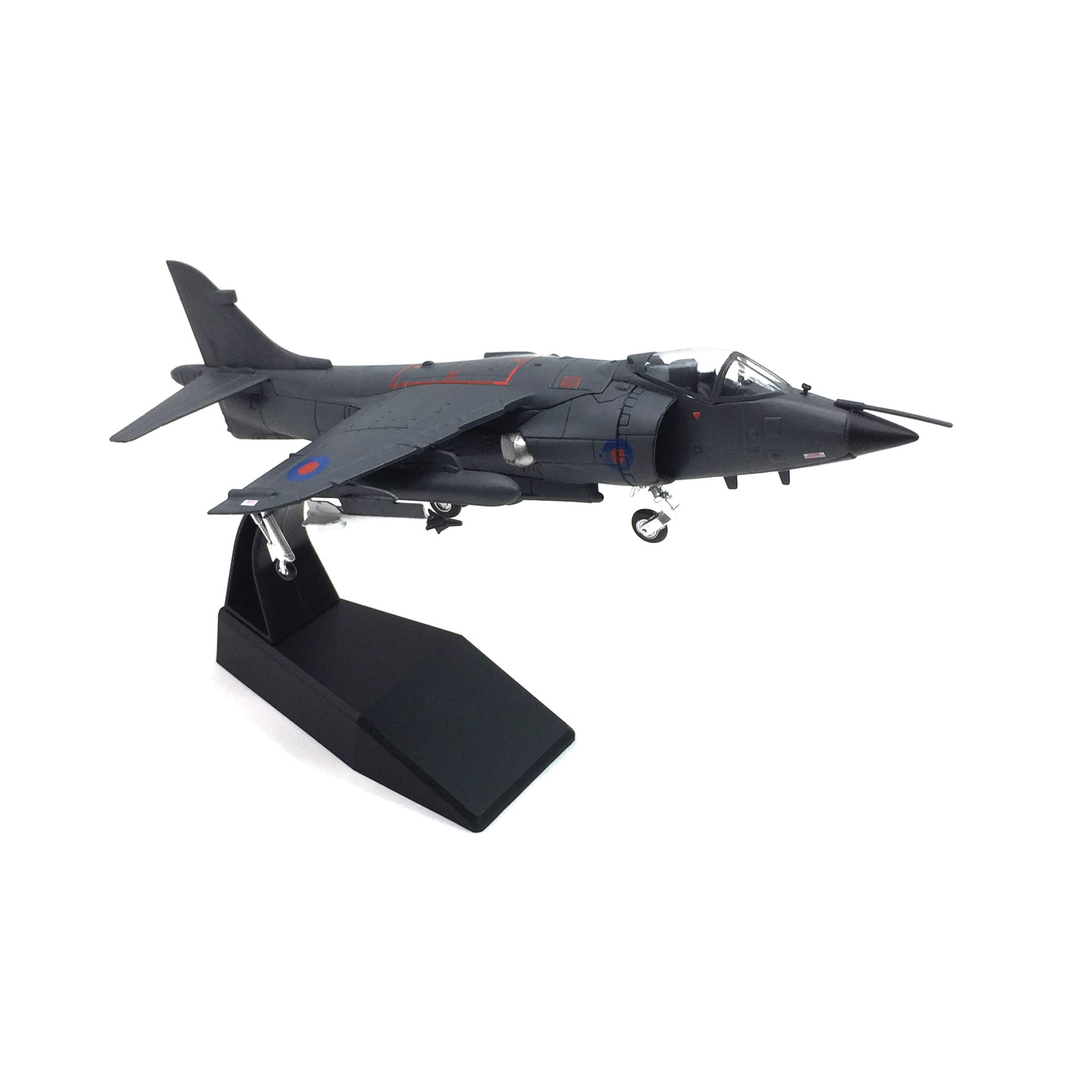 1/72 Scale British Harrier Diecast Metal Model - RAF V/STOL Vertical Takeoff Fighter Jet
