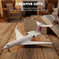 1/150 Gulfstream Qatar Diecast Business Jet Model Airplane with Display Stand