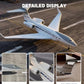 1/150 Gulfstream Diecast Business Jet Model Airplane with Display Stand
