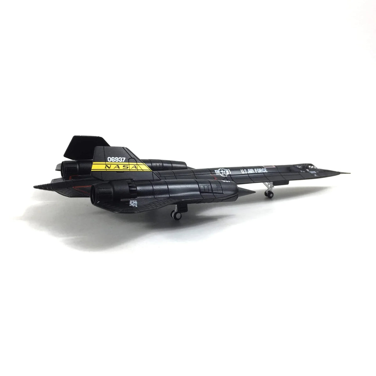 NUOTIE 1/144 Lockheed SR-71 Blackbird diecast metal model aircraft side view