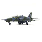 NUOTIE 1/100 Scale BAE Systems Hawk Royal Air Force Training Airplane Model Metal diecast Airplane Model Military Collections and Gifts