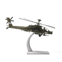 1/72 Scale NUOTIE AH-64A Apache Diecast Metal Model - Military Armed Helicopter