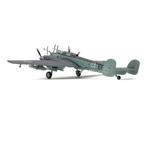 NUOTIE Bf-110 G4 model in gray, side view, aircraft