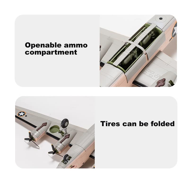 NUOTIE B-24 Liberator Bomber-Modell im Maßstab 1:72, Wongo Wongo, lackiertes Metalldruckguss-Flugzeugmodell, militärische Ausstellungssammlung und ein kreatives Geschenk für Flugzeugmodell-Enthusiasten