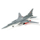 NUOTIE 1/144 Tupolev Tu-22M Backfire Heavy Bomber Aircraft Model Russia Bomber Aircraft Model Metal Diecast Plane with Display Stand Collection Gift for Adults