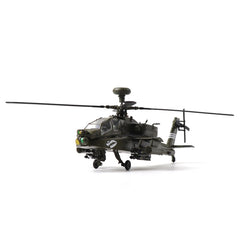 1/72 Scale NUOTIE AH-64A Apache Diecast Metal Model - Military Armed Helicopter