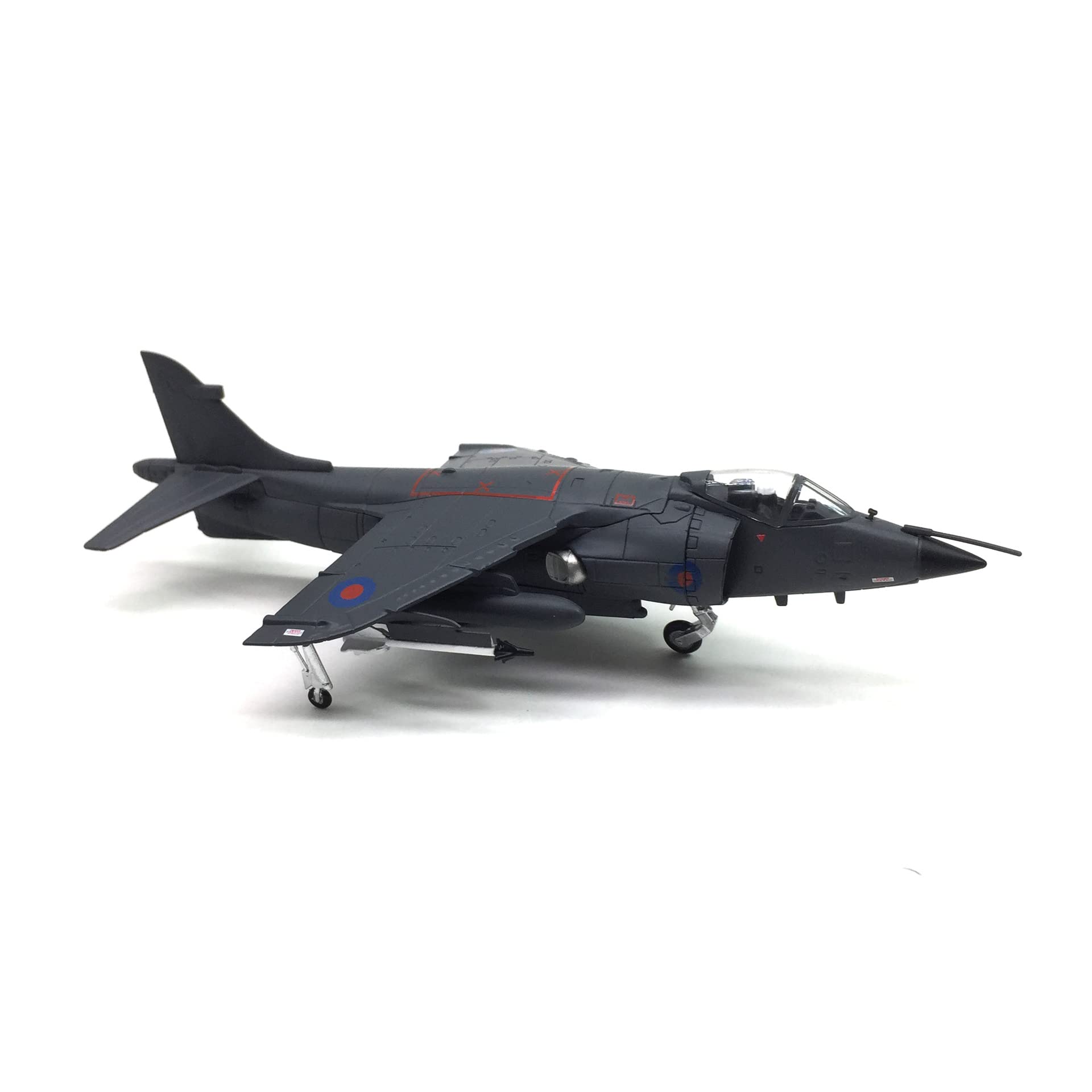 1/72 Scale British Harrier Diecast Metal Model - RAF V/STOL Vertical Takeoff Fighter Jet