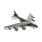 NUOTIE 1/200 Scale B-52(Stratofortress) Long-Range Subsonic Jet-Powered Strategic Bomber Diecast Military Aircraft Model Display Model Aircraft for Display Collection or Gift