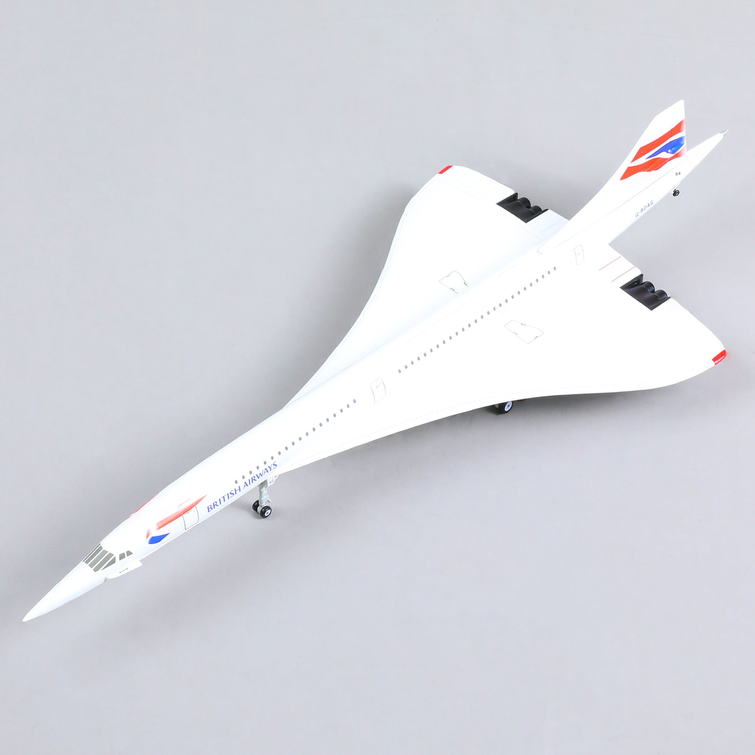 1:200 Aerospatiale/BAC Concorde Diecast Model British Airways | Finished Supersonic Jet Static Display with Stand