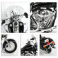 Maisto 2013 Flhrc Road King Classic motorcycle toy in black, close-up details of engine and front