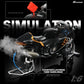 RISOPEN 1:6 Suzuki Hayabusa motorcycle model in black with simulation features and fuel tank