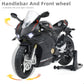 1:12 Motorcycle Model Toy Compatible for Ducati V4S Alloy Metal Diecast Motorbike with Sound and Light Mini Sport Bike Display Gift for Adult Collectors