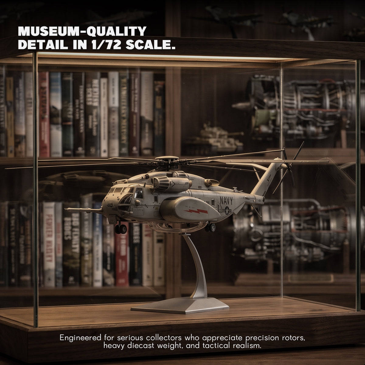 NUOTIE 1/72 MH-53E Sea Dragon Diecast Metal Helicopter Model