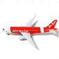 1/200 Scale Asian Airlines Airbus A320 Die-Cast Metal Model – 7.3" Pre-Built Aircraft Replica with Display Stand BY QIYUMOKE