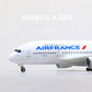 1/160 Airbus A380 Air France 18 inchs Large Model Diecast Airplane Model Kits with Stand Sky Jumbo Airliner Model Plane Display Collectible Model Kit for Aviation Enthusiast Gift