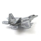 NUOTIE F22 Raptor 1/72 Diecast Metal Aircraft Model Kit USAF Fighter Jet Alloy Airplane Model with Stand for Adult Military Enthusiasts Collections or Creative Gifts (AK 90FS)