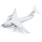 1/200 C-17 GlobemasterⅢ Diecast Airplane Model Kits with Stand Harbor-Hickam AFB Transport Metal Airplane Model Pre-Build Military Aircraft (154th WG)